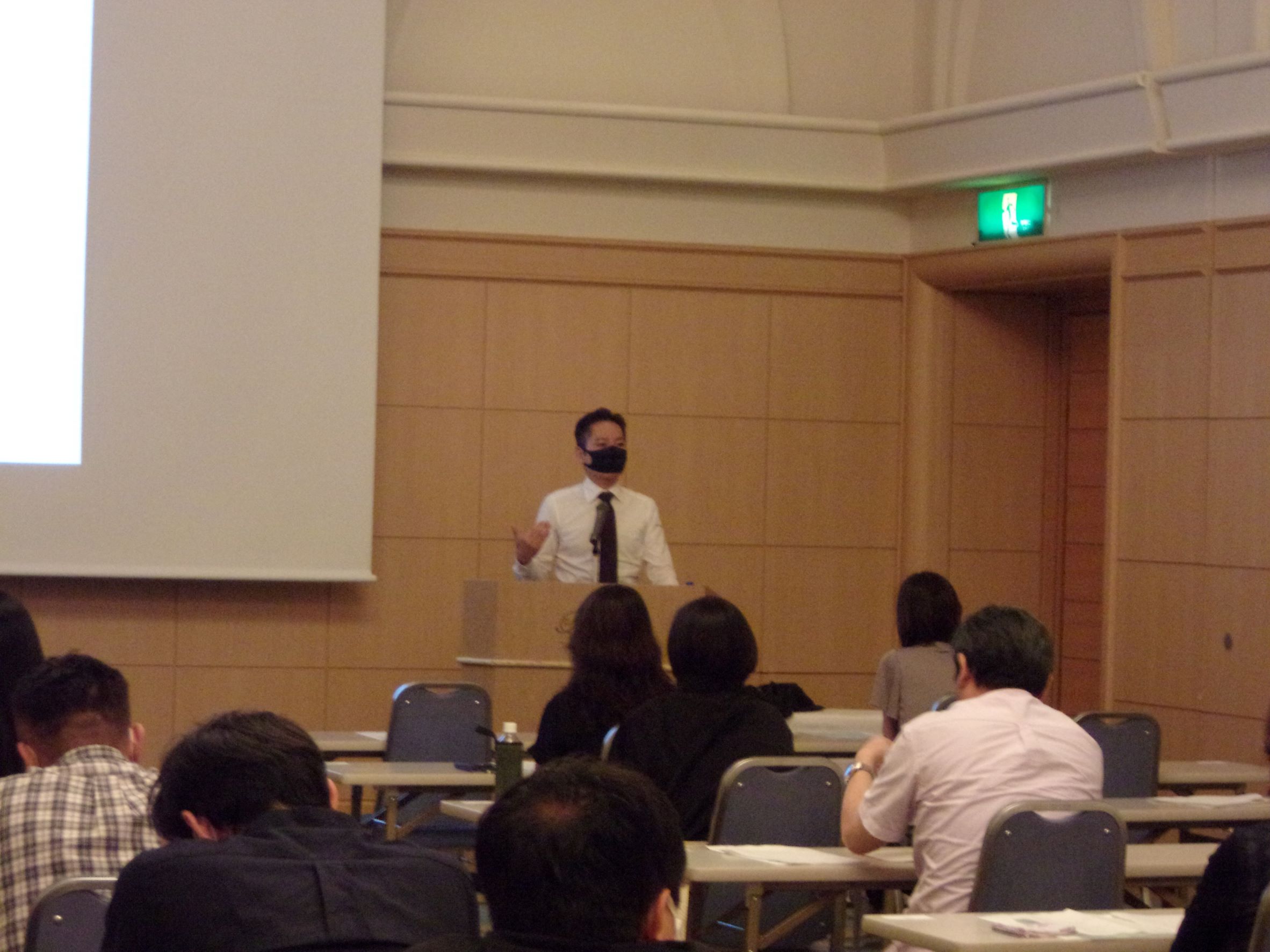 石島博之氏　講演風景