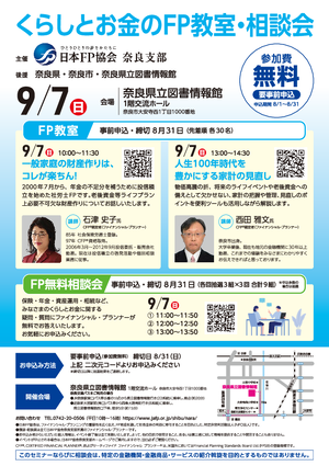 くらしとお金のFP教室【セミナー第2部】PDF